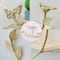 NEX™ Gold Iron Butterfly Models 2-Tier Floating Wall Shelf